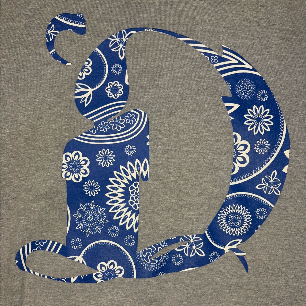 Dearly Departed Blue Paisley Hoodie

Size 2XL